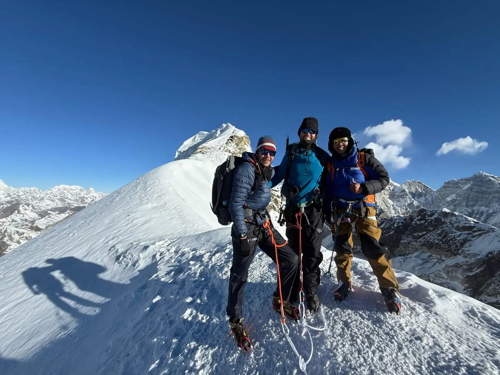 Three Pass Trek with Lobuche Peak Climbing